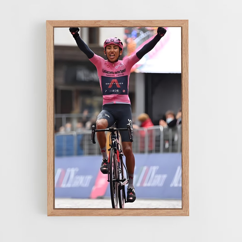 Poster Victoire en Vélosprint – affiche Cyclisme (vue 4)